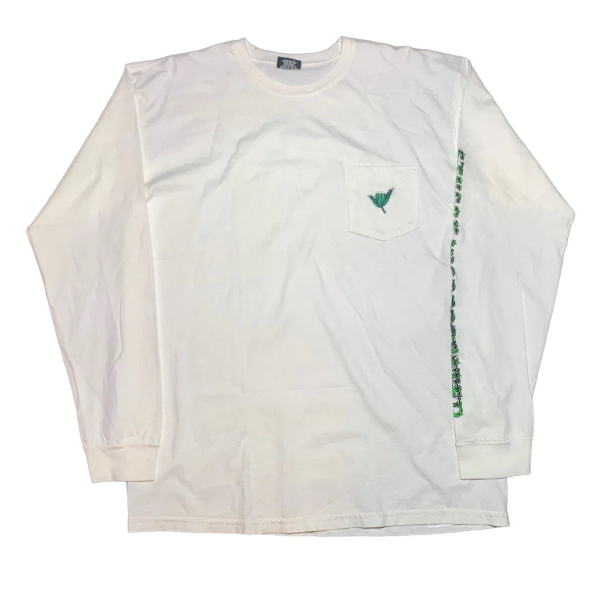 stussy Incorporated With Pocket Long Sleeves Tee Mens Size Large Unisex T-shirt, Sweatshirt, Hoodie, Long Sleeve Tee - T-Shirt, Sweatshirt, Hoodie