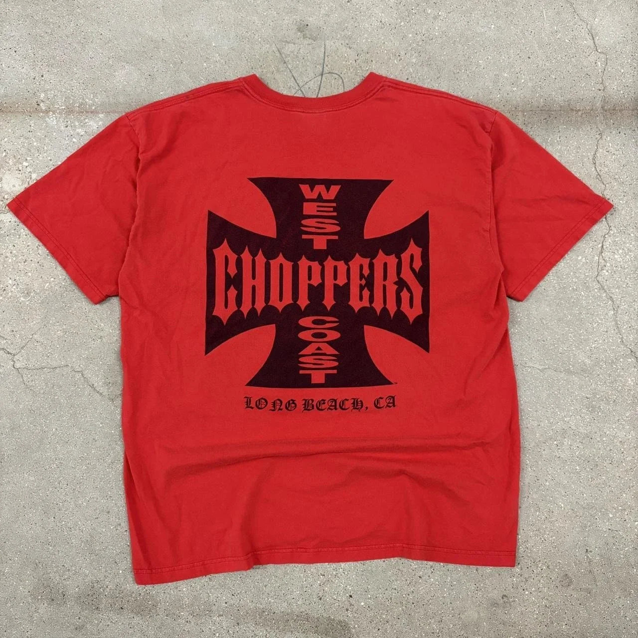 Vintage West Coast Choppers Long Beach, Ca Tee XL Unisex T-shirt, Sweatshirt, Hoodie, Long Sleeve Tee - T-Shirt, Sweatshirt, Hoodie