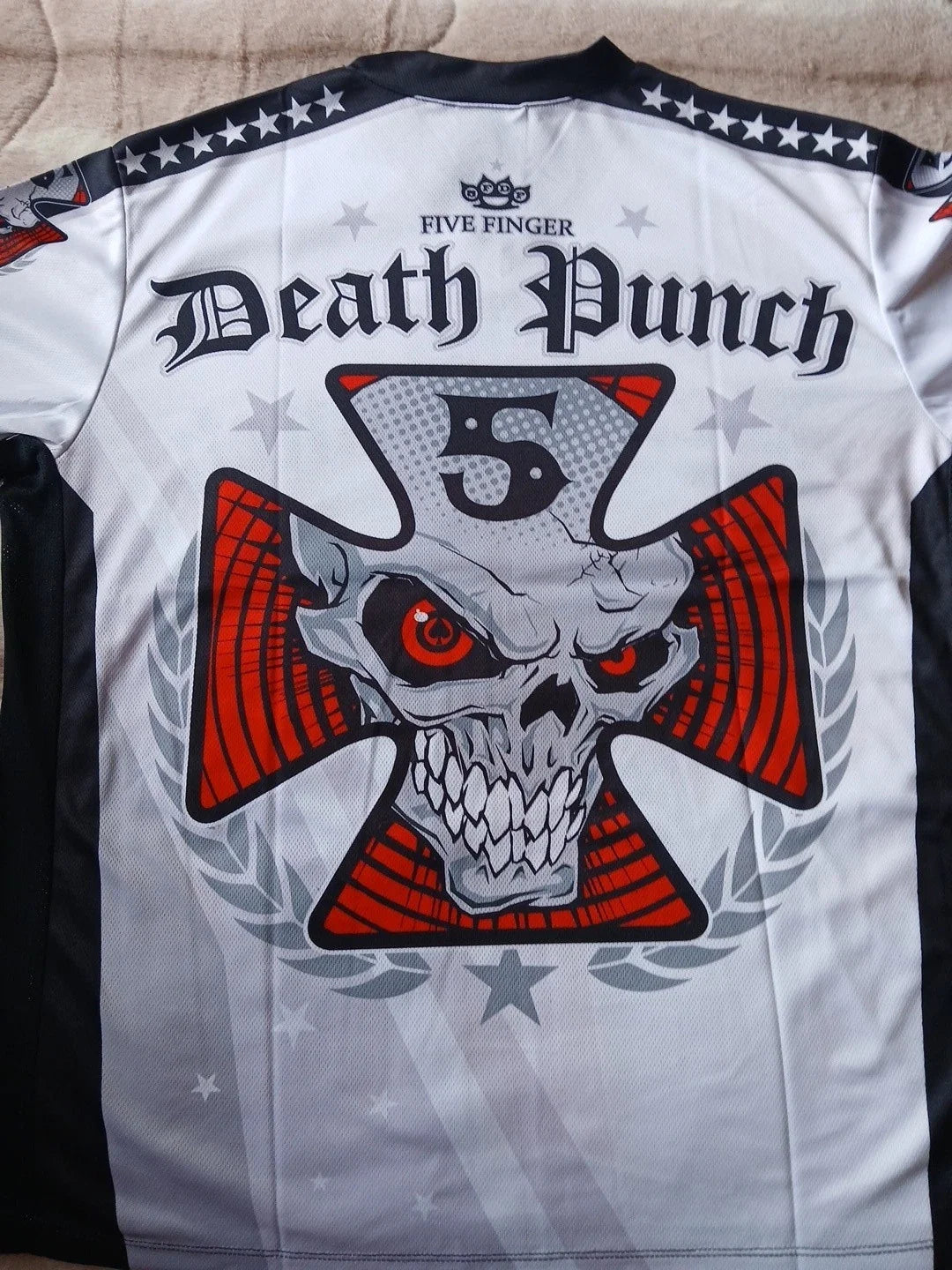 Five Finger Death Punch Jersey, Extremely Rare   Size 2XL, New! Unisex T-shirt, Sweatshirt, Hoodie, Long Sleeve Tee - T-Shirt, Sweatshirt, Hoodie