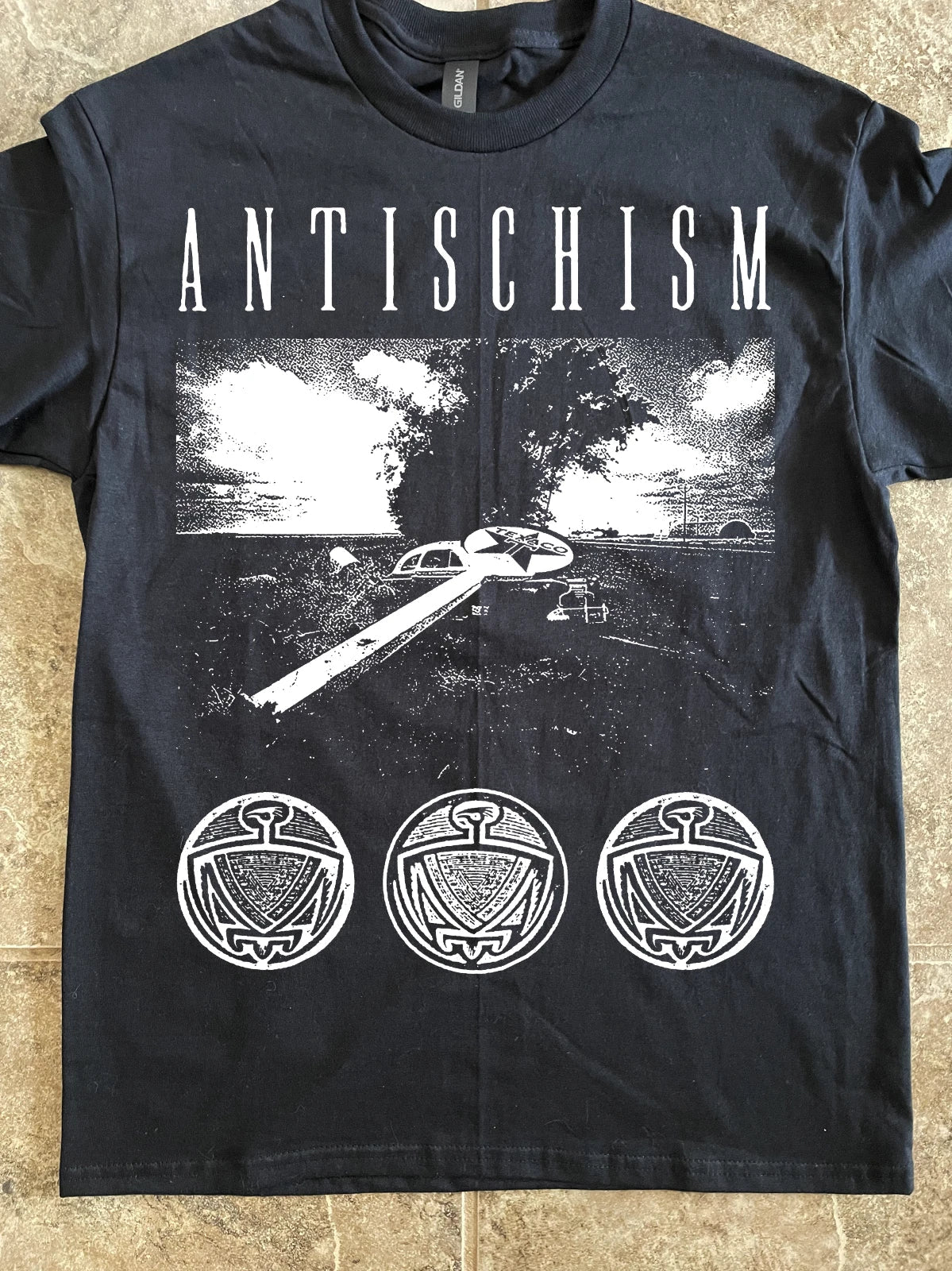 Antischism T-Shirt (Black)  narcho Punk Hardcore Nausea Conflict Unisex T-shirt, Sweatshirt, Hoodie, Long Sleeve Tee - T-Shirt, Sweatshirt, Hoodie
