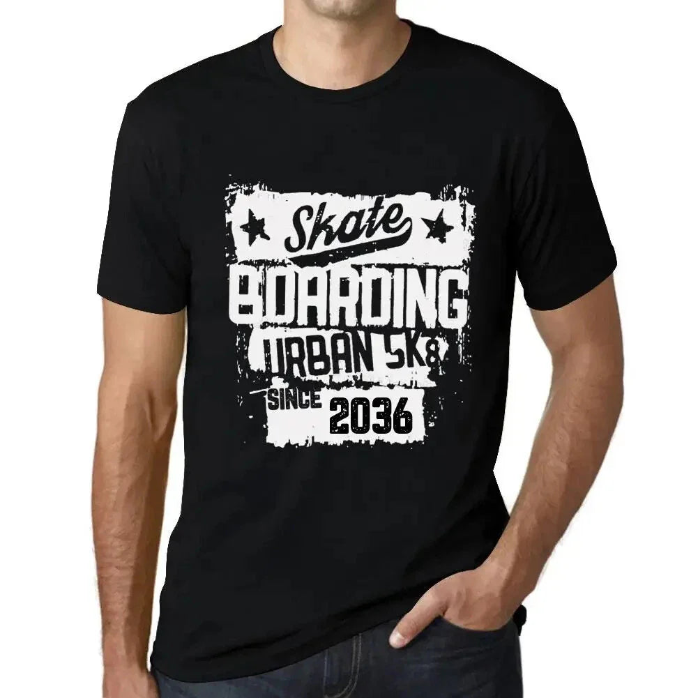 Men's Graphic T-Shirt Urban Skateboard Since 2036 Eco-Friendly Limited Edition Unisex T-shirt, Sweatshirt, Hoodie, Long Sleeve Tee - T-Shirt, Sweatshirt, Hoodie