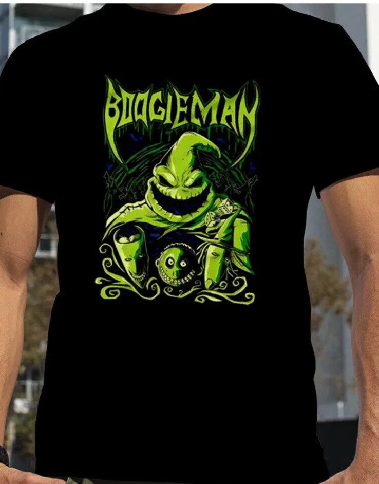 Oogie Boogieman Happy Halloween T-SHIRT New Size Large Unisex Unisex T-shirt, Sweatshirt, Hoodie, Long Sleeve Tee - T-Shirt, Sweatshirt, Hoodie
