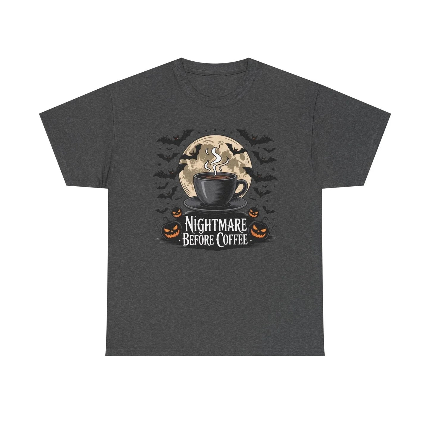 Halloween Coffee Tee | Nightmare Before Coffee T-Shirt | Unisex Graphic Shirt Unisex T-shirt, Sweatshirt, Hoodie, Long Sleeve Tee - T-Shirt, Sweatshirt, Hoodie