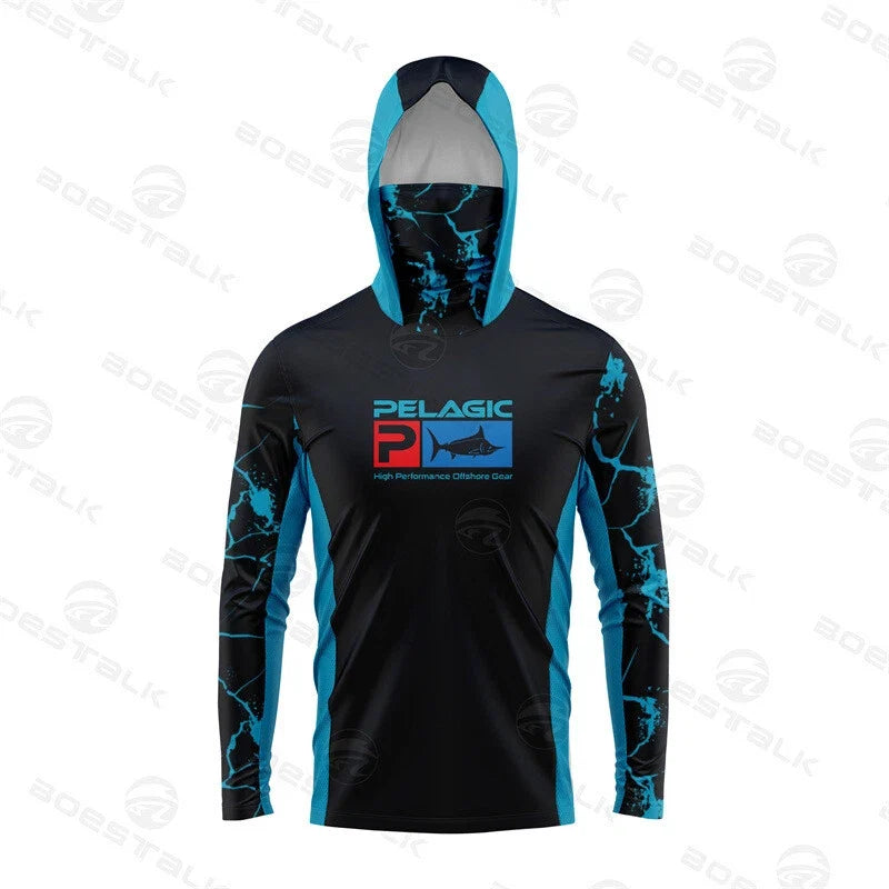 Hot Men's Fishing Suit Luya Camo Printed Long Sleeve Hoodie Breathable T-Shirt Unisex T-shirt, Sweatshirt, Hoodie, Long Sleeve Tee - T-Shirt, Sweatshirt, Hoodie