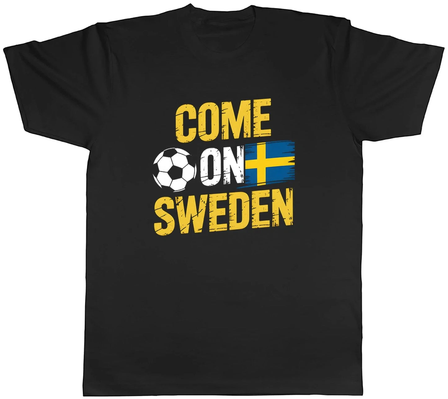 Come on Sweden Supporter Football Fan Mens T-Shirt Tee Gift Top Unisex T-shirt, Sweatshirt, Hoodie, Long Sleeve Tee - T-Shirt, Sweatshirt, Hoodie