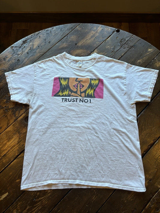 "Trust No1" Graphic T-Shirt  Pop Art Design, Gildan Heavy Cotton, Size Large Unisex T-shirt, Sweatshirt, Hoodie, Long Sleeve Tee - T-Shirt, Sweatshirt, Hoodie