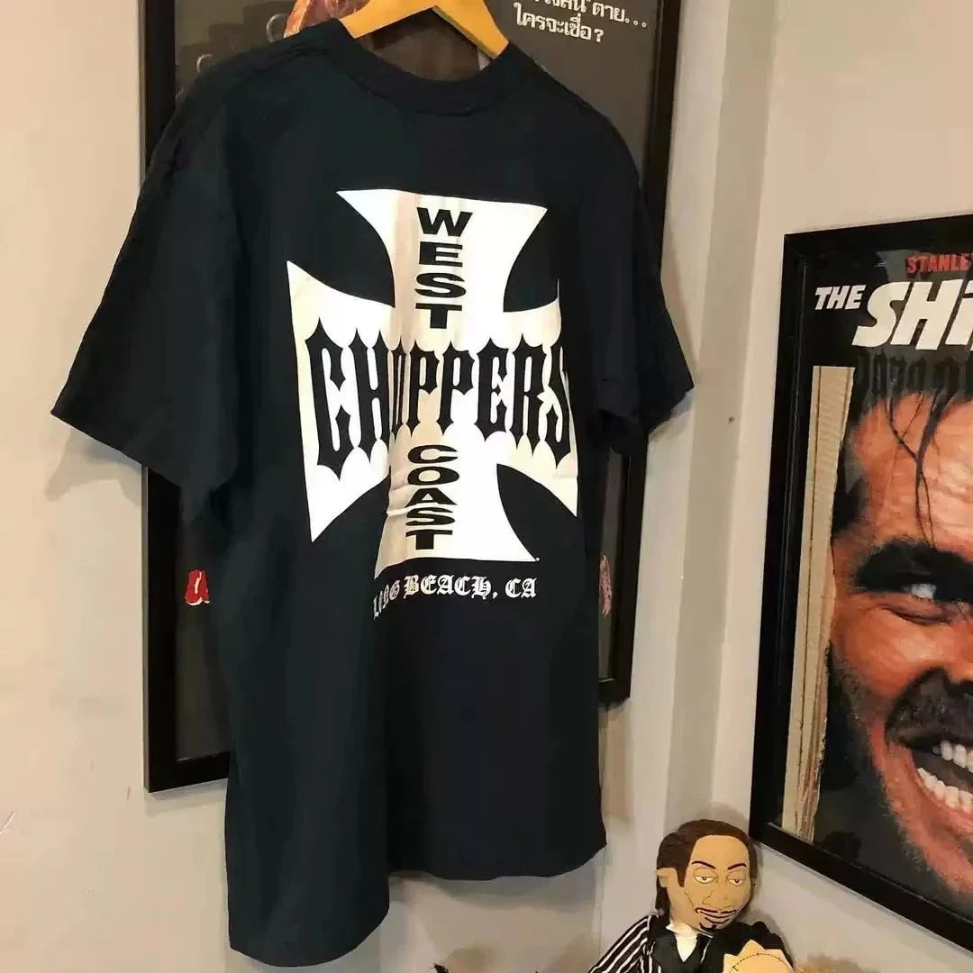 West Coast Choppers T-Shirt Mens Womens Cotton Short Sleeve Vintage Graphic Tee Unisex T-shirt, Sweatshirt, Hoodie, Long Sleeve Tee - T-Shirt, Sweatshirt, Hoodie