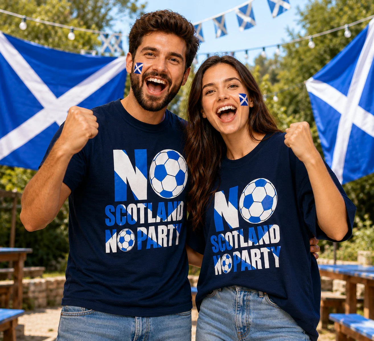 No Scotland No Party Football Supporter Shirt Great Gift Idea Unisex T-shirt, Sweatshirt, Hoodie, Long Sleeve Tee - T-Shirt, Sweatshirt, Hoodie