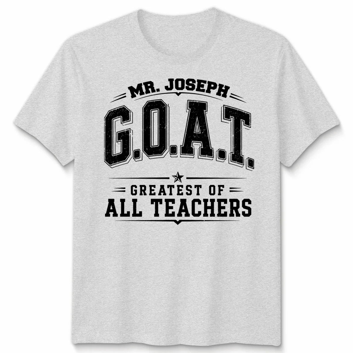 Personalised Teacher Name Unisex T Shirt Appreciation Gift Graphic Tee Unisex T-shirt, Sweatshirt, Hoodie, Long Sleeve Tee - T-Shirt, Sweatshirt, Hoodie