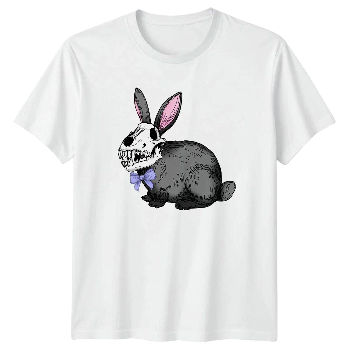 Cute Pastel Goth Bunny Skull T-Shirt Pastel Goth Easter Easter Gift Unisex T-shirt, Sweatshirt, Hoodie, Long Sleeve Tee - T-Shirt, Sweatshirt, Hoodie