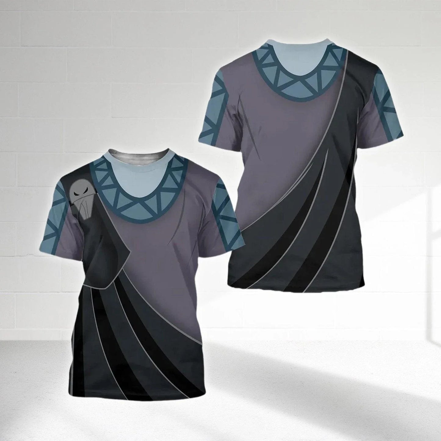 The Hades Costume 3D T-Shirt, Cartoon Fan Halloween 3D Shirt Unisex T-shirt, Sweatshirt, Hoodie, Long Sleeve Tee - T-Shirt, Sweatshirt, Hoodie