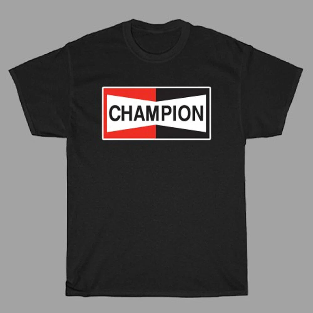 Champion Spark Plug Automotive Men's Black Size S to 5XL Unisex T-shirt, Sweatshirt, Hoodie, Long Sleeve Tee - T-Shirt, Sweatshirt, Hoodie