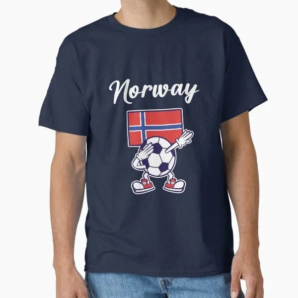 NORWAY - Dabbing Football Soccer Ball - NORWAY C Made in USA/AUS T-Shirt S-2XL Unisex T-shirt, Sweatshirt, Hoodie, Long Sleeve Tee - T-Shirt, Sweatshirt, Hoodie