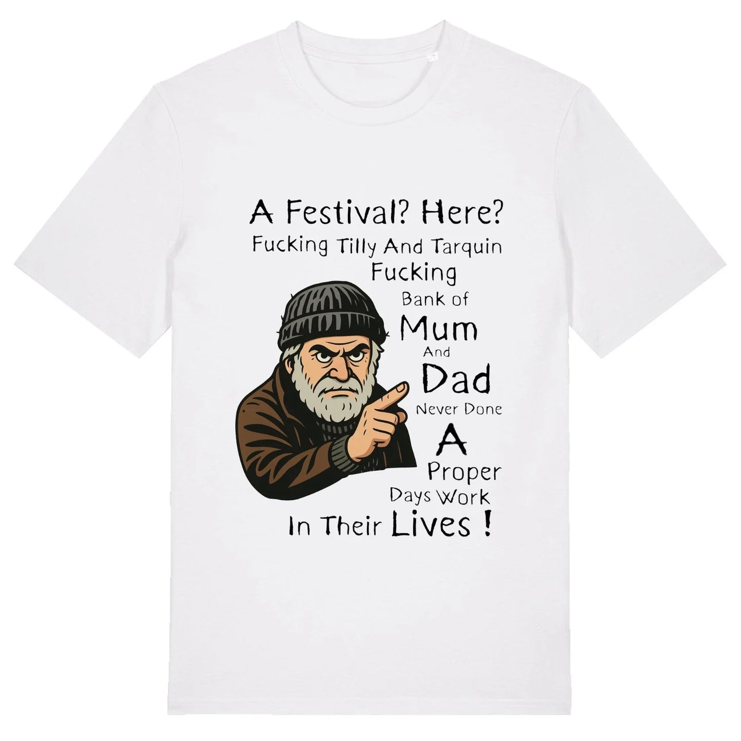 Bank of Mum & Dad V3 Unisex T-Shirt -Farmer Jim Novelty Gift British Comedy UKTV Unisex T-shirt, Sweatshirt, Hoodie, Long Sleeve Tee - T-Shirt, Sweatshirt, Hoodie