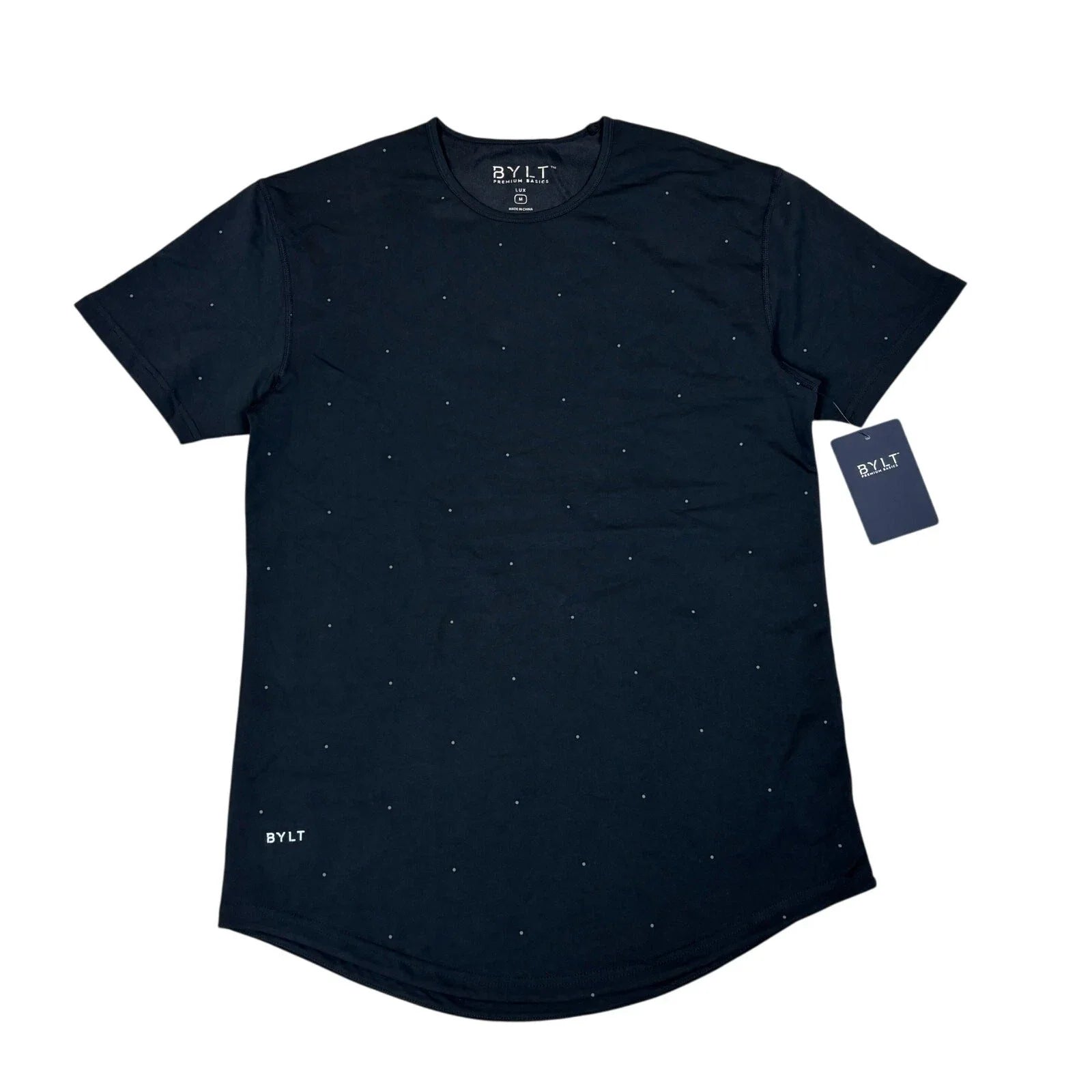 NWT Bylt Premium Basics Drop Cut Lux Polka Dot Shirt Men's Medium Unisex T-shirt, Sweatshirt, Hoodie, Long Sleeve Tee - T-Shirt, Sweatshirt, Hoodie