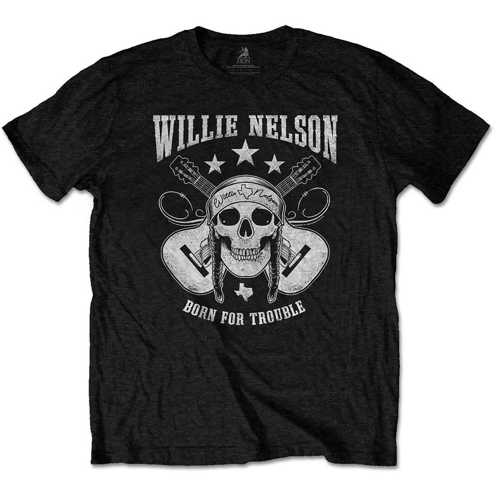 Men's Willie Nelson Skull Slim Fit T-shirt Small Black Unisex T-shirt, Sweatshirt, Hoodie, Long Sleeve Tee - T-Shirt, Sweatshirt, Hoodie