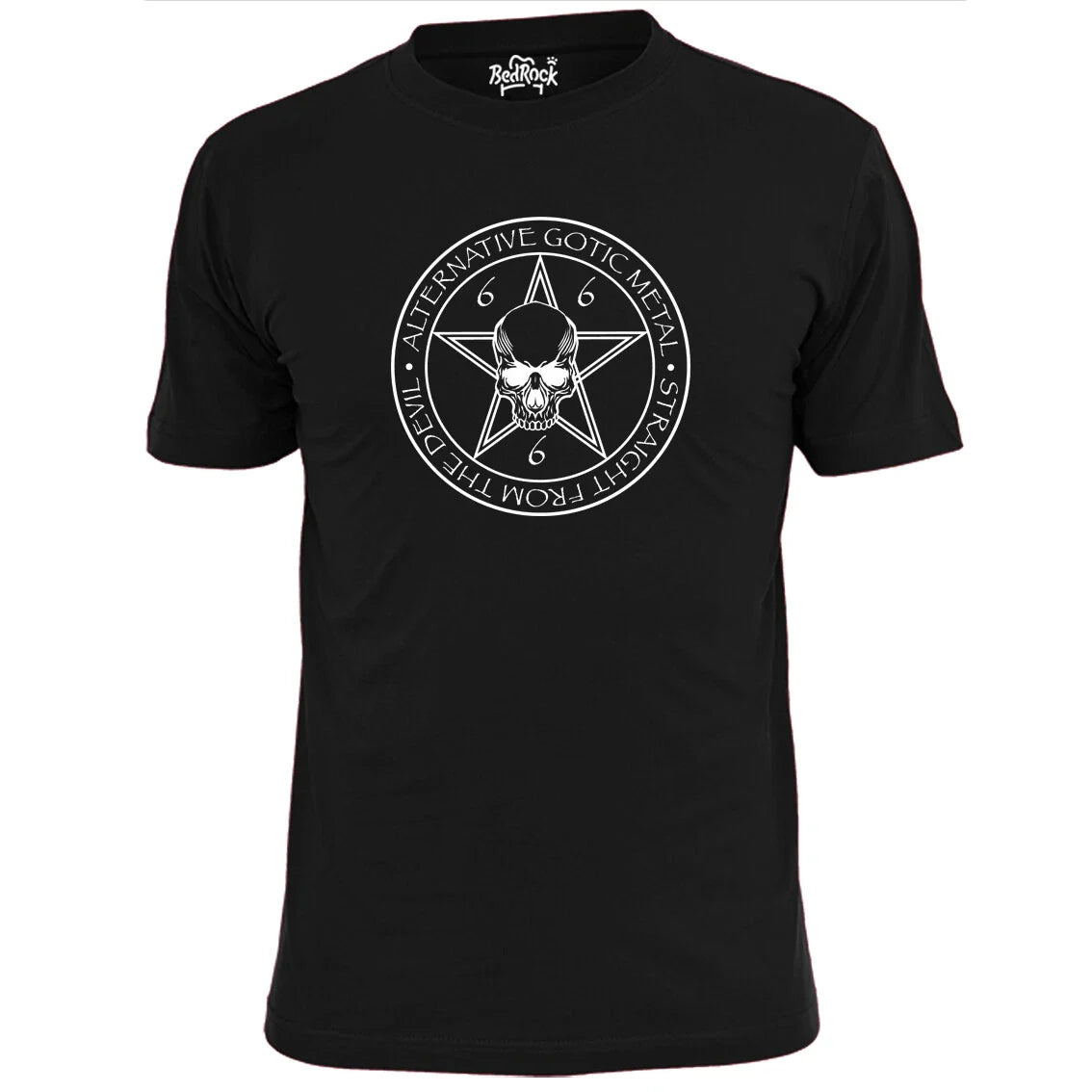 Mens 666 Gothic Metal T Shirt Metallica Megadeth Maiden Unisex T-shirt, Sweatshirt, Hoodie, Long Sleeve Tee - T-Shirt, Sweatshirt, Hoodie