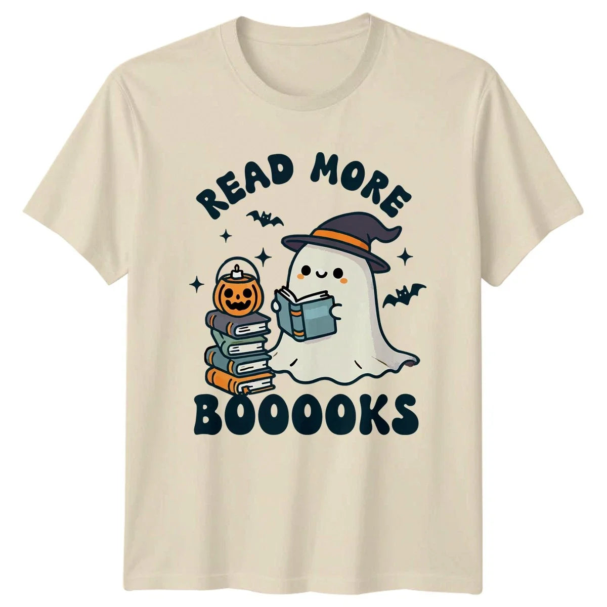 Read More Boooooks T-Shirt Halloween Reading Halloween Gift For Him And Her Unisex T-shirt, Sweatshirt, Hoodie, Long Sleeve Tee - T-Shirt, Sweatshirt, Hoodie