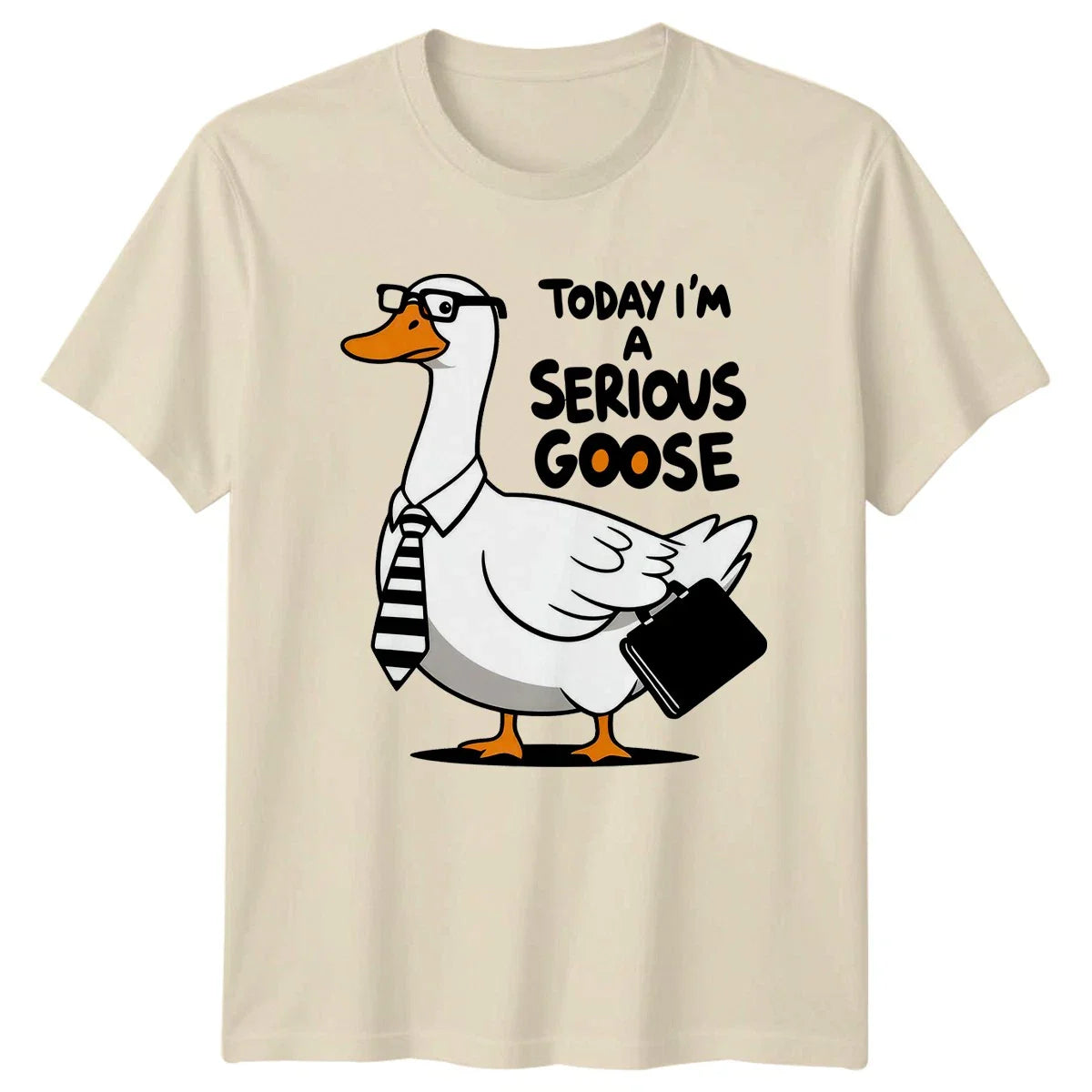 Today Im A Serious Goose T-Shirt Office Humor Animals Birthday Gift For Him Unisex T-shirt, Sweatshirt, Hoodie, Long Sleeve Tee - T-Shirt, Sweatshirt, Hoodie