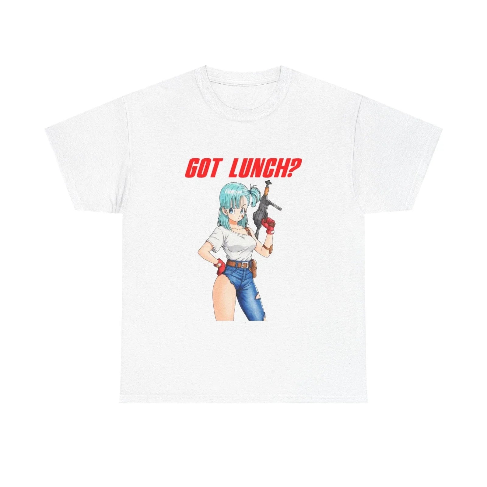 Bulma-Lunch Cosplay Tee, Unisex Heavy Cotton Tee Graphic Tee, Custom Anime Shirt Unisex T-shirt, Sweatshirt, Hoodie, Long Sleeve Tee - T-Shirt, Sweatshirt, Hoodie