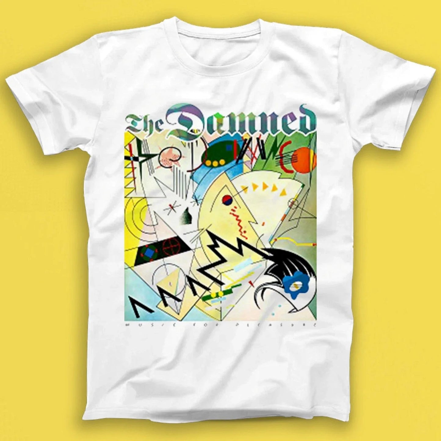 The Damned Music For Pleasure Music Gift Tee Tshirt T2205 Unisex T-shirt, Sweatshirt, Hoodie, Long Sleeve Tee - T-Shirt, Sweatshirt, Hoodie