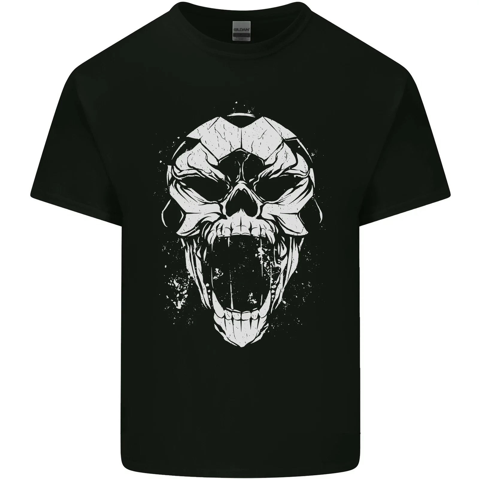 A Football Skull Footy Soccer Mens Light Cotton T-Shirt Unisex T-shirt, Sweatshirt, Hoodie, Long Sleeve Tee - T-Shirt, Sweatshirt, Hoodie