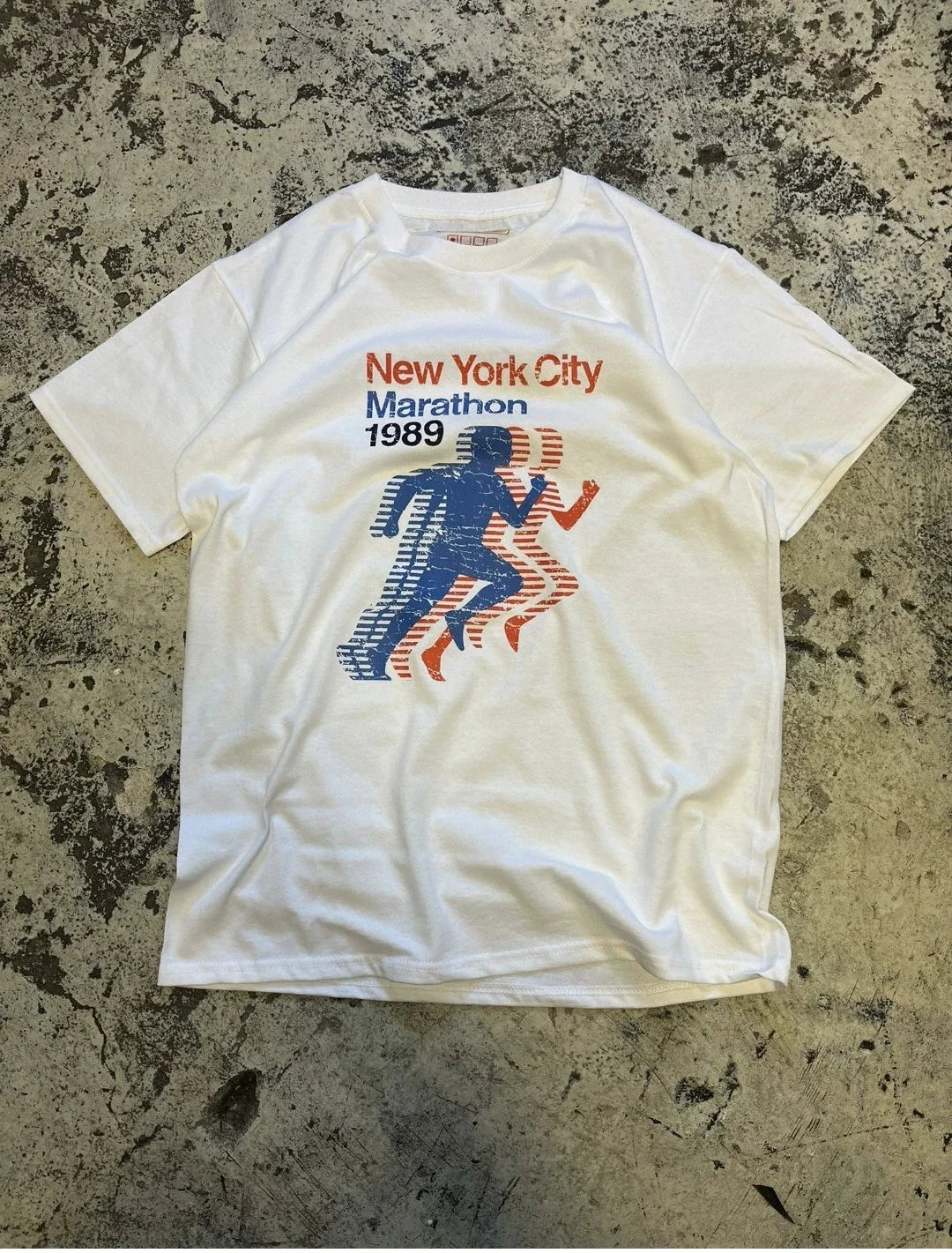 Deadstock Legacy T-Shirt NY Marathon 1989 Oversized Boxy Fit Y2K Unisex Tee Unisex T-shirt, Sweatshirt, Hoodie, Long Sleeve Tee - T-Shirt, Sweatshirt, Hoodie
