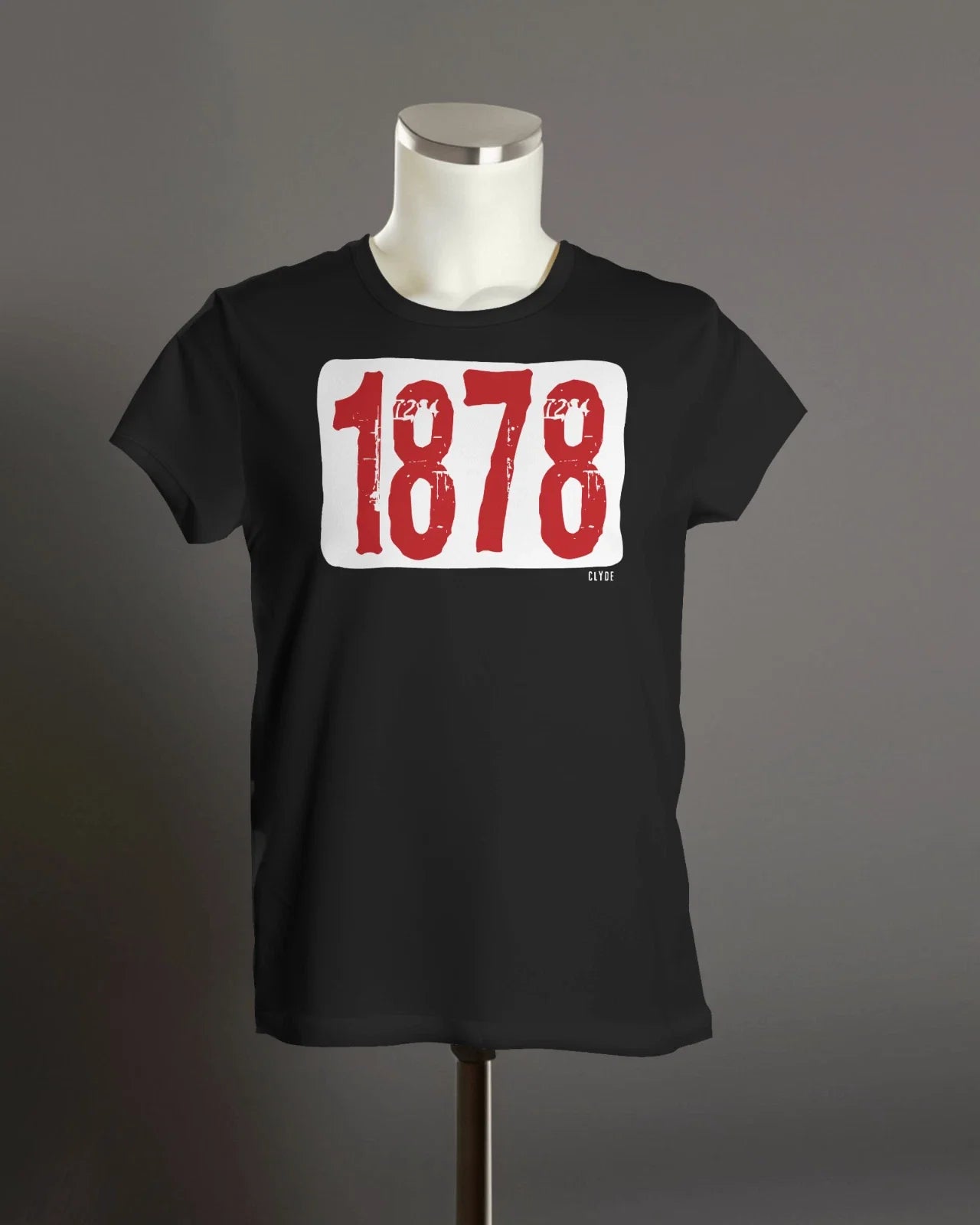 Clyde 1878 (Old School) T Shirt | Founded Established | Organic Unisex | Grunge Unisex T-shirt, Sweatshirt, Hoodie, Long Sleeve Tee - T-Shirt, Sweatshirt, Hoodie