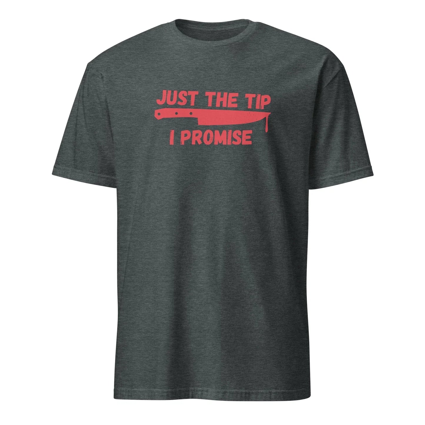 Funny Halloween T-Shirt - Just the Tip I Promise Halloween Shirt Unisex T-shirt, Sweatshirt, Hoodie, Long Sleeve Tee - T-Shirt, Sweatshirt, Hoodie