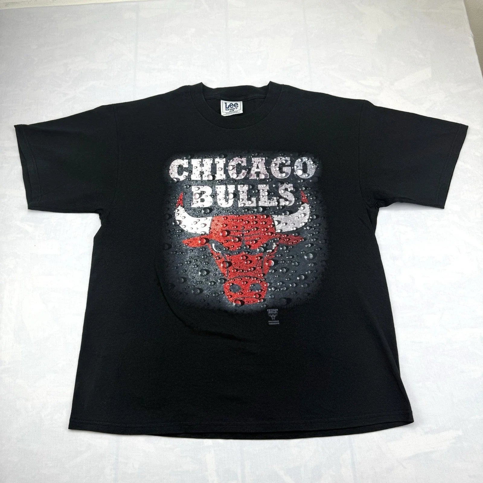 Y2K Chicago Bulls Graphic T-Shirt Lee Sport Black NBA Tee XL Unisex T-shirt, Sweatshirt, Hoodie, Long Sleeve Tee - T-Shirt, Sweatshirt, Hoodie