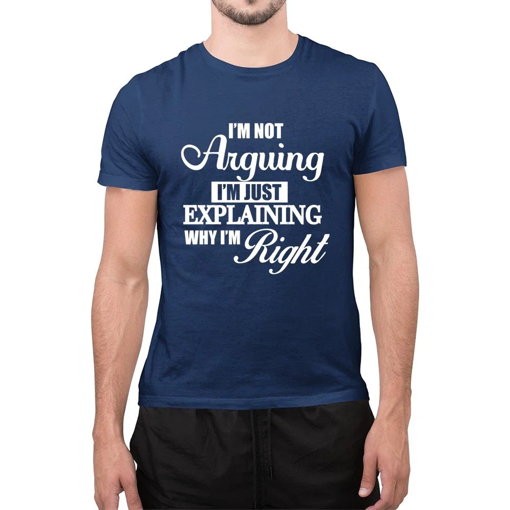 Im Not Arguing Im Explaining Why Im Right Funny Unisex T-Shirt Unisex T-shirt, Sweatshirt, Hoodie, Long Sleeve Tee - T-Shirt, Sweatshirt, Hoodie