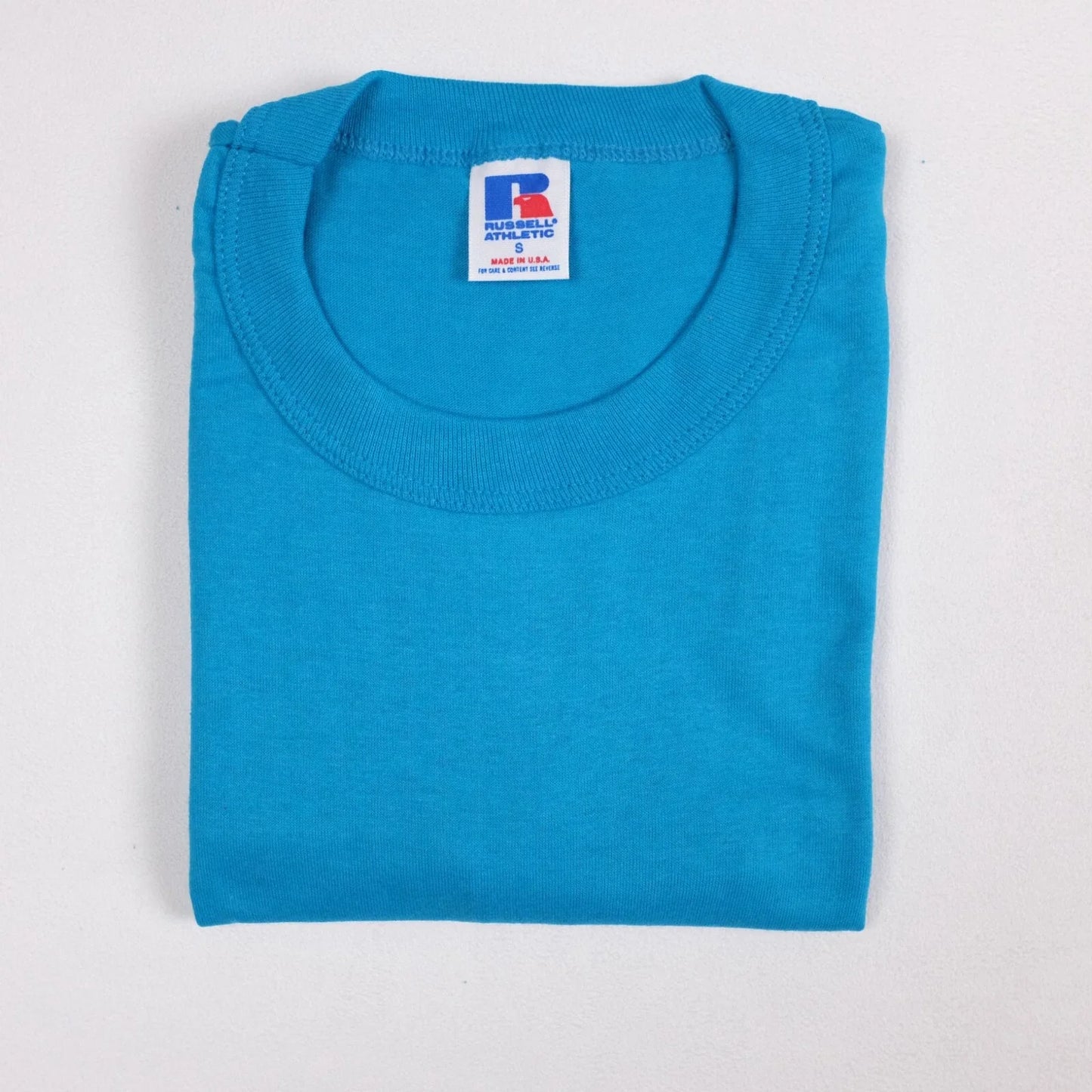Vintage Russell Athletic Adult S Electric Blue Basic T-Shirt Unisex T-shirt, Sweatshirt, Hoodie, Long Sleeve Tee - T-Shirt, Sweatshirt, Hoodie