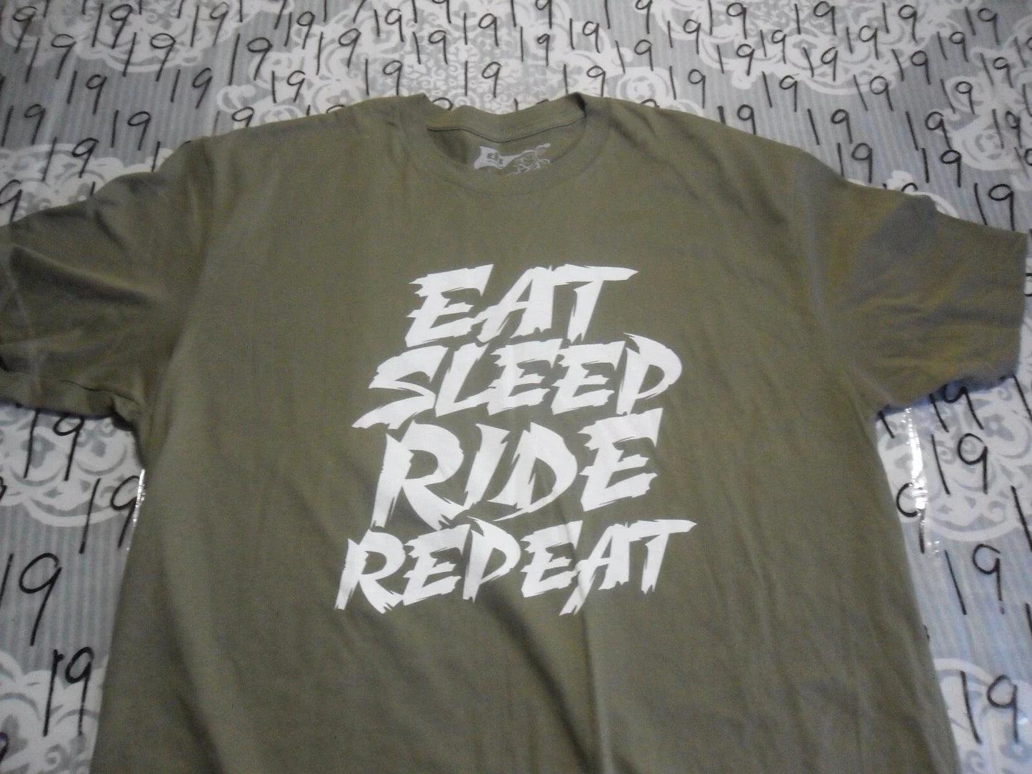 Large NWOT Eat Sleep Ride Repeat T Shirt Unisex T-shirt, Sweatshirt, Hoodie, Long Sleeve Tee - T-Shirt, Sweatshirt, Hoodie