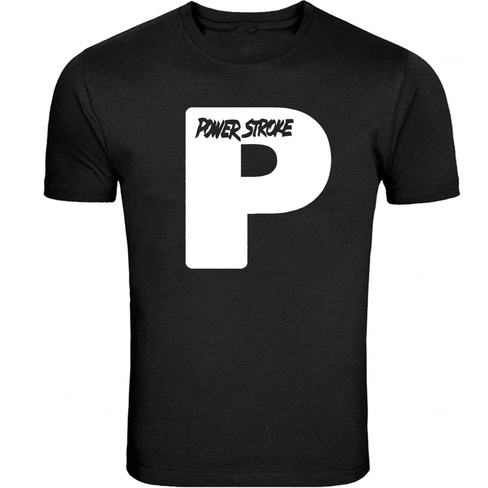 Powerstroke Small chest P Design T-Shirt Unisex Black Color Front & Back S - 5XL Unisex T-shirt, Sweatshirt, Hoodie, Long Sleeve Tee - T-Shirt, Sweatshirt, Hoodie