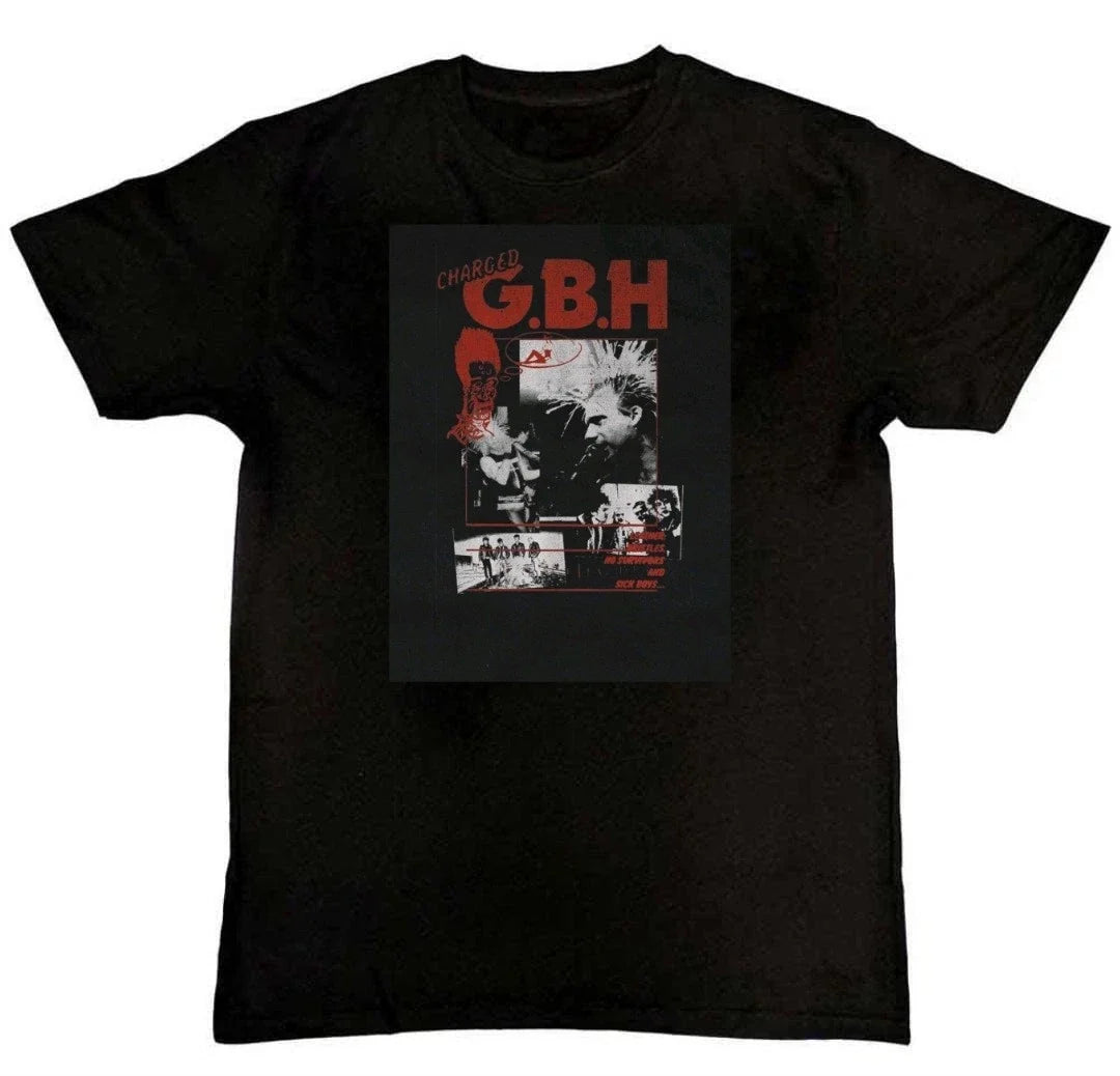GBH Band Music Concert Graphic Print Unisex Mens T-Shirt S M L XL 2 3 4 XL Unisex T-shirt, Sweatshirt, Hoodie, Long Sleeve Tee - T-Shirt, Sweatshirt, Hoodie