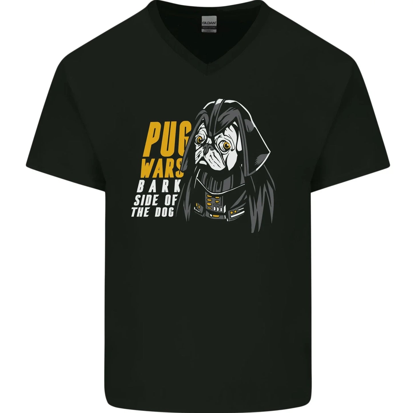 Pug Wars Funny Parody Dog Mens V-Neck Cotton T-Shirt Unisex T-shirt, Sweatshirt, Hoodie, Long Sleeve Tee - T-Shirt, Sweatshirt, Hoodie