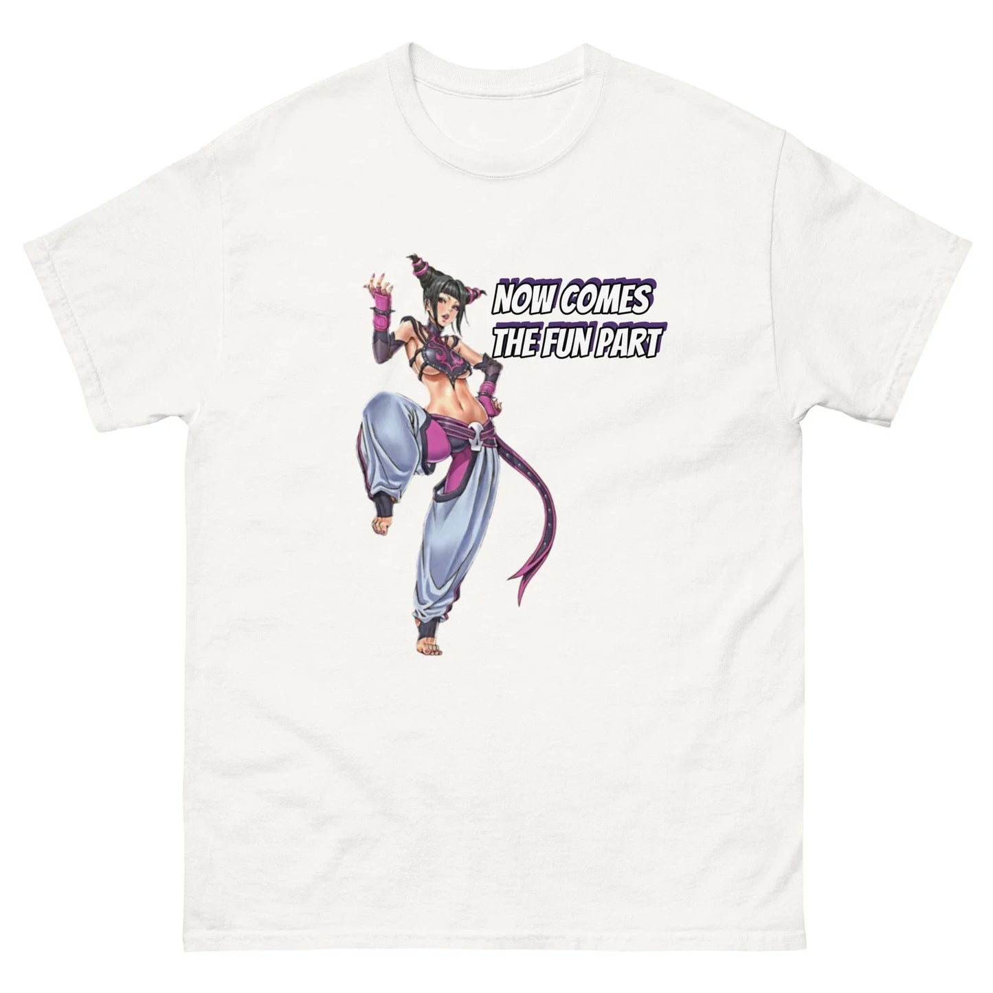 Unisex Street Fighter Juri Han Tee, Gamer Shirts, Retro Juri Street Fighter Tee Unisex T-shirt, Sweatshirt, Hoodie, Long Sleeve Tee - T-Shirt, Sweatshirt, Hoodie