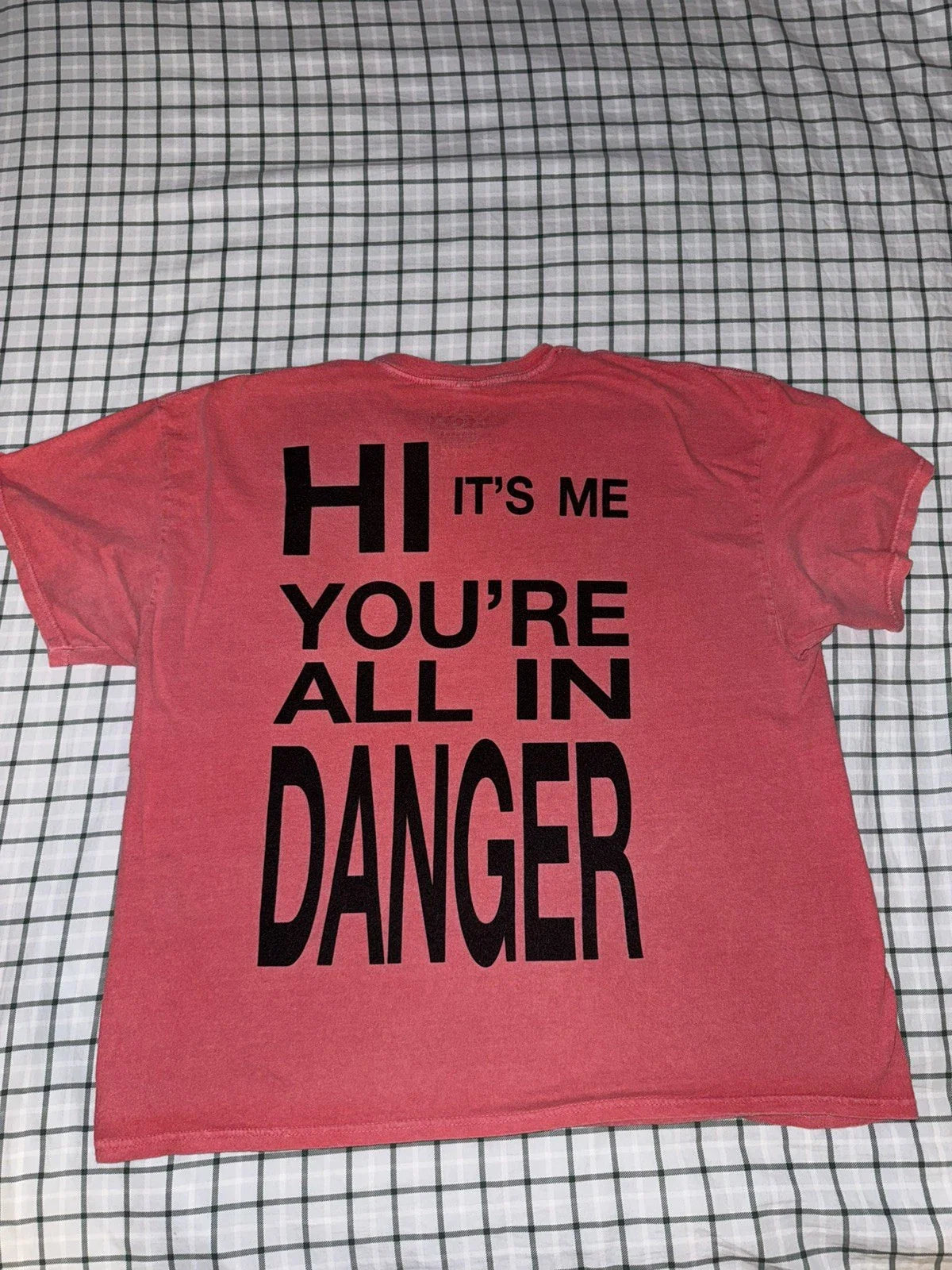 Charli XCX Brat Shirt Adult Large Red Hi It's Me Album Urban Outfitters NWOT Unisex T-shirt, Sweatshirt, Hoodie, Long Sleeve Tee - T-Shirt, Sweatshirt, Hoodie