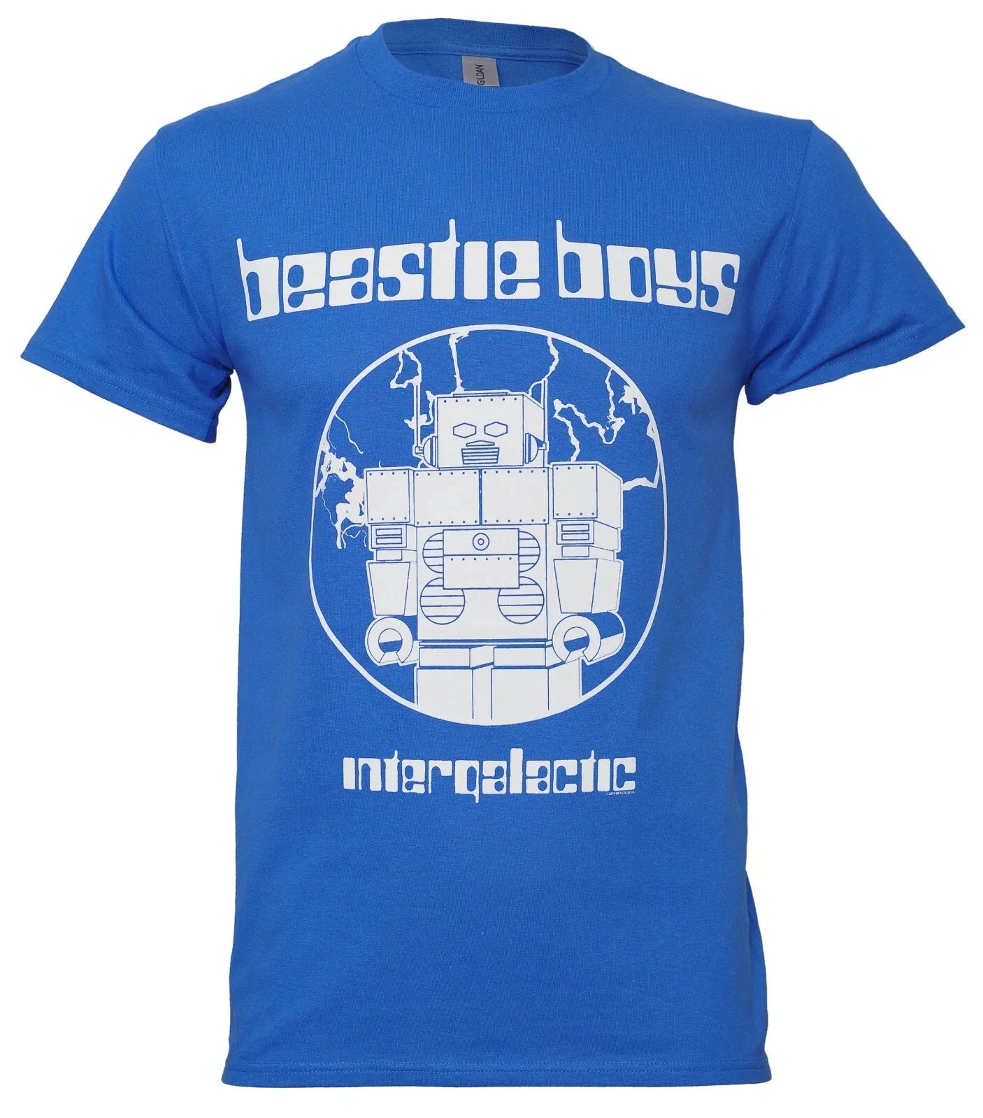 Official The Beastie Boys T Shirt Intergalactic Robot Blue New S to XXL Unisex T-shirt, Sweatshirt, Hoodie, Long Sleeve Tee - T-Shirt, Sweatshirt, Hoodie