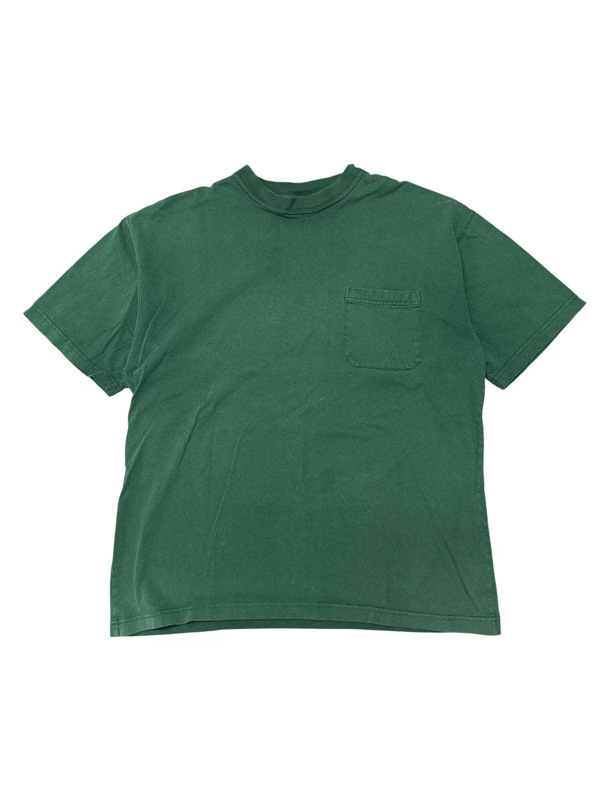 Vintage Bass Shirt Mens XL Green Pocket Crew Neck Basic Solid Tee Faded blank Unisex T-shirt, Sweatshirt, Hoodie, Long Sleeve Tee - T-Shirt, Sweatshirt, Hoodie