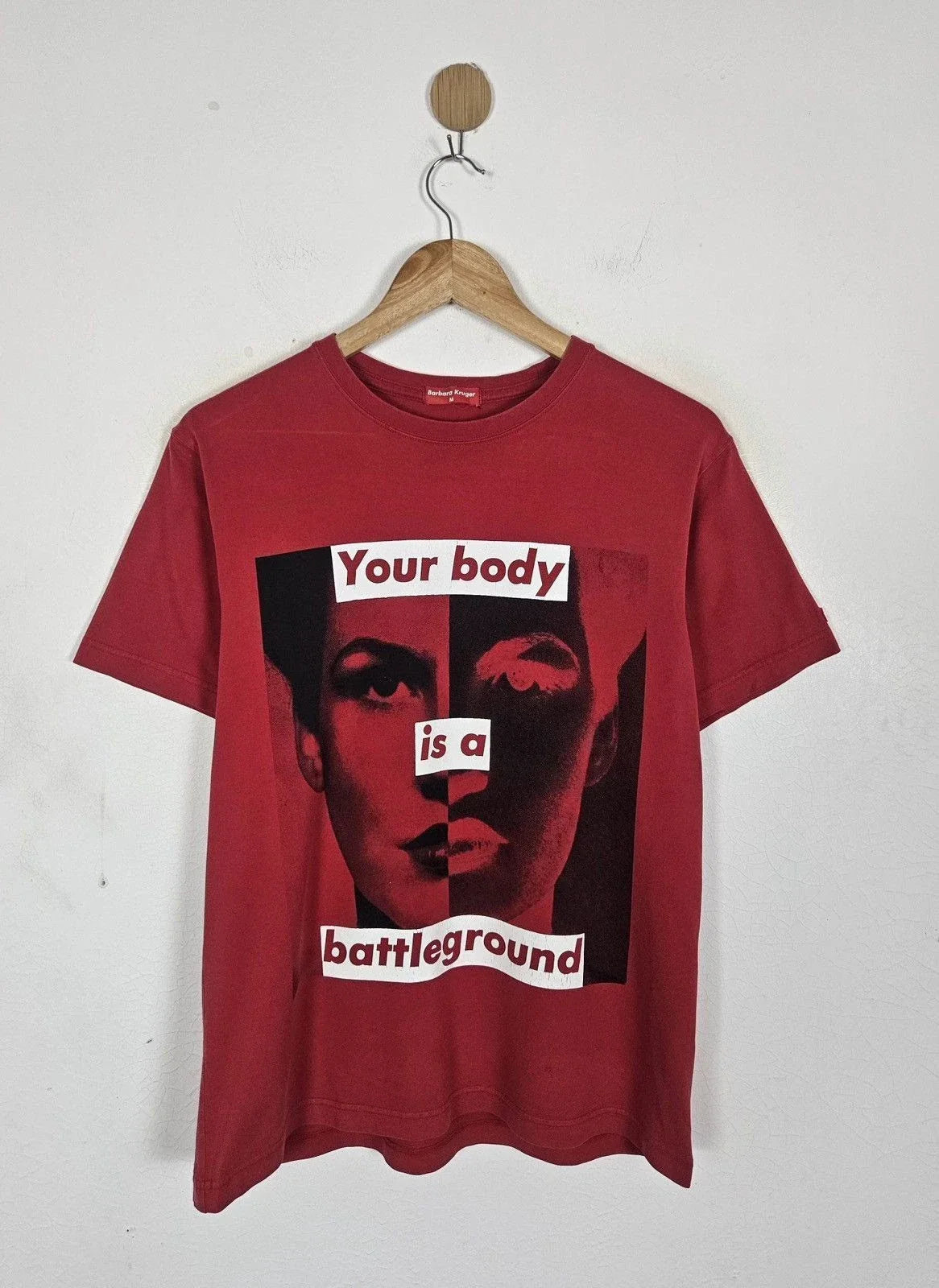 Barbara Kruger Your Body is Battleground pop art shirt Unisex T-shirt, Sweatshirt, Hoodie, Long Sleeve Tee - T-Shirt, Sweatshirt, Hoodie