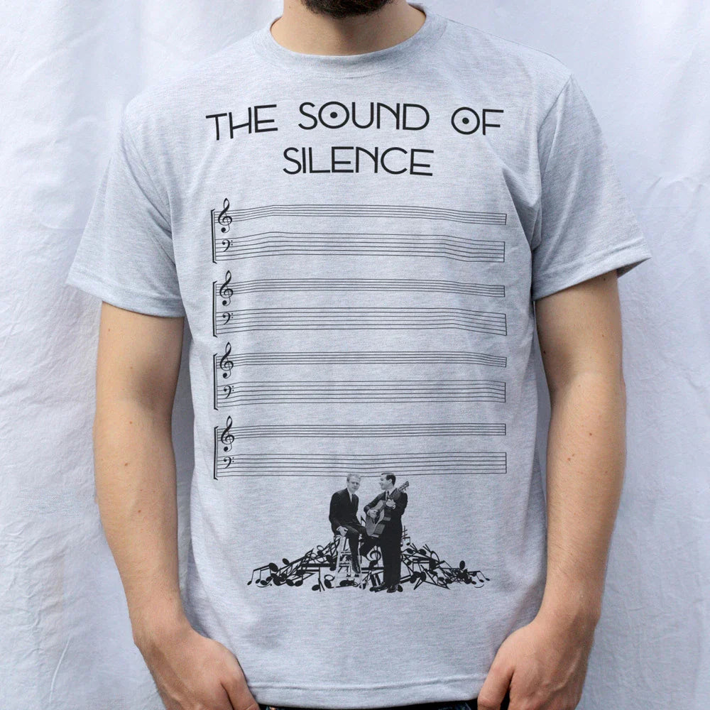 The Sound of Silence Design T Shirt ,  Simon & Garfunkel Unisex T-shirt, Sweatshirt, Hoodie, Long Sleeve Tee - T-Shirt, Sweatshirt, Hoodie