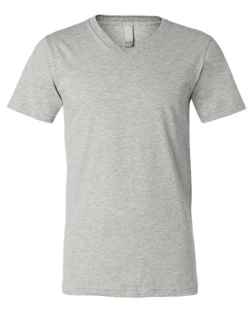 BELLA + CANVAS Unisex Heather CVC V-Neck Tee - 3005CVC Unisex T-shirt, Sweatshirt, Hoodie, Long Sleeve Tee - T-Shirt, Sweatshirt, Hoodie