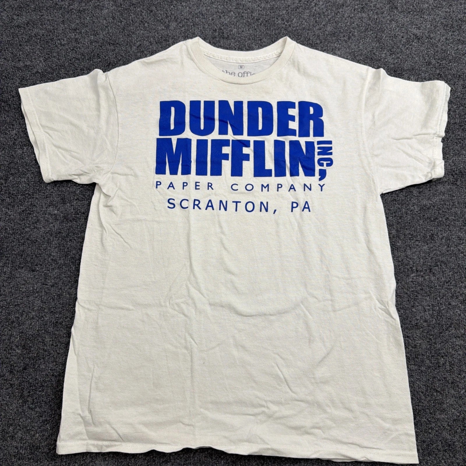 VTG Y2K The Office Official Dunder Mifflin INC Paper Company Promo T-Shirt M Unisex T-shirt, Sweatshirt, Hoodie, Long Sleeve Tee - T-Shirt, Sweatshirt, Hoodie