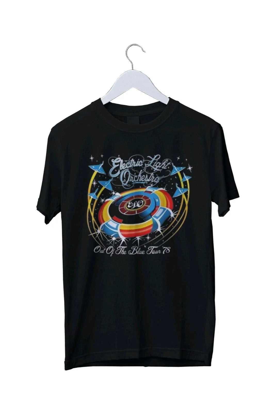 New Electric Light Orchestra Graphic Print Mens Unisex T-Shirt S M L XL 2 3 4 XL Unisex T-shirt, Sweatshirt, Hoodie, Long Sleeve Tee - T-Shirt, Sweatshirt, Hoodie