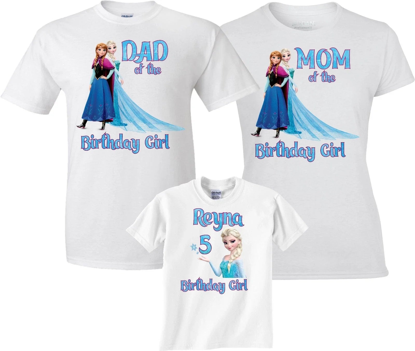 FroZen Birthday Girl Elsa Anna Bday Girl Family  Funny Cute matching T-Shirts Unisex T-shirt, Sweatshirt, Hoodie, Long Sleeve Tee - T-Shirt, Sweatshirt, Hoodie