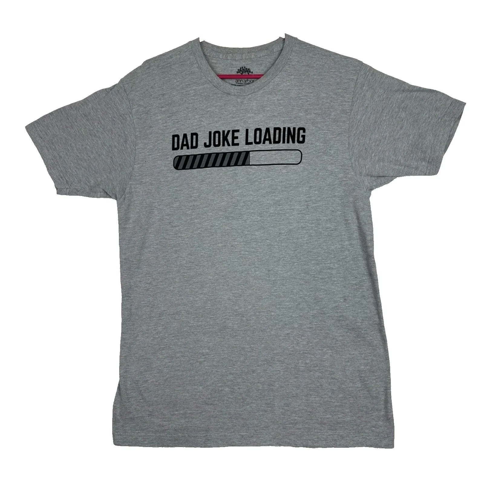 Dad Joke Loading Ann Arbor T Shirt Adult Large Funny Gray Short Sleeve Unisex T-shirt, Sweatshirt, Hoodie, Long Sleeve Tee - T-Shirt, Sweatshirt, Hoodie