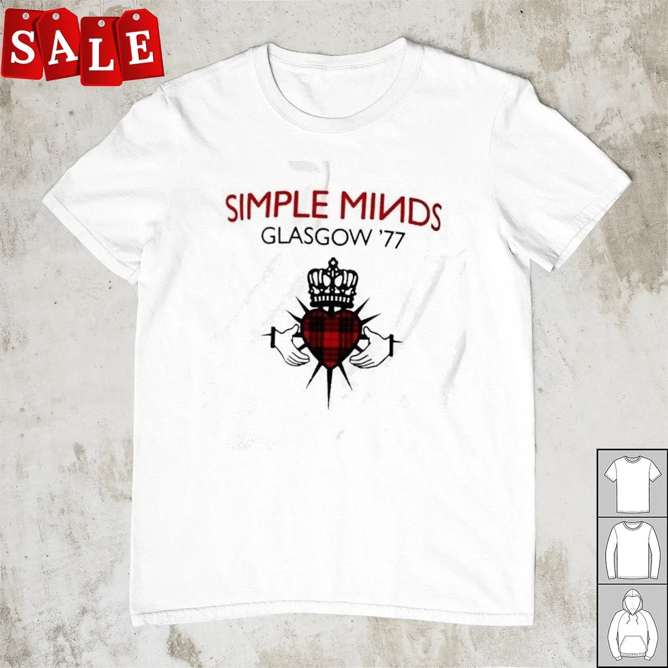 New Popular Simple Minds white short sleeve  Unisex S-5XL T-Shirt JM593 Unisex T-shirt, Sweatshirt, Hoodie, Long Sleeve Tee - T-Shirt, Sweatshirt, Hoodie