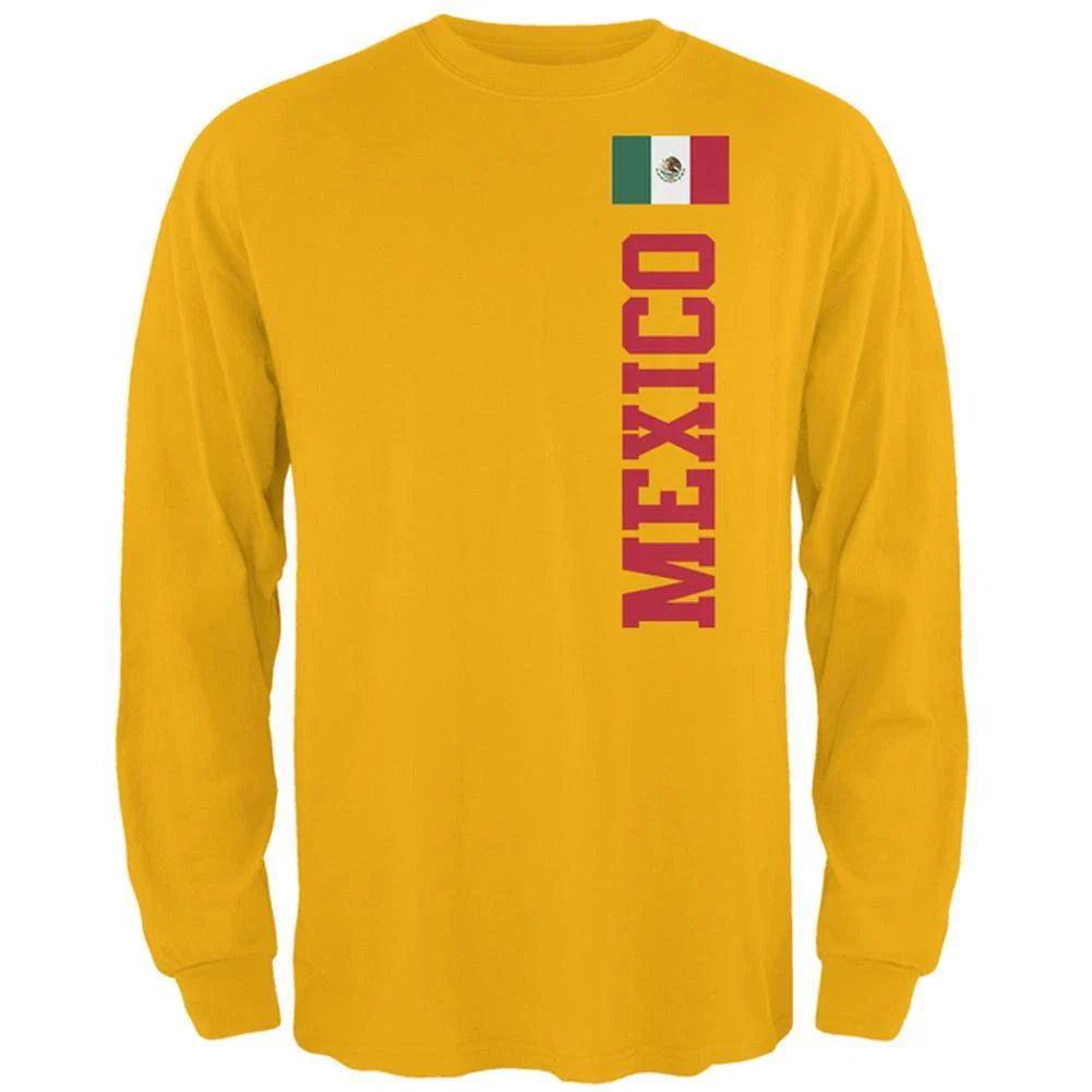 World Cup Mexico Mens Long Sleeve T Shirt Unisex T-shirt, Sweatshirt, Hoodie, Long Sleeve Tee - T-Shirt, Sweatshirt, Hoodie