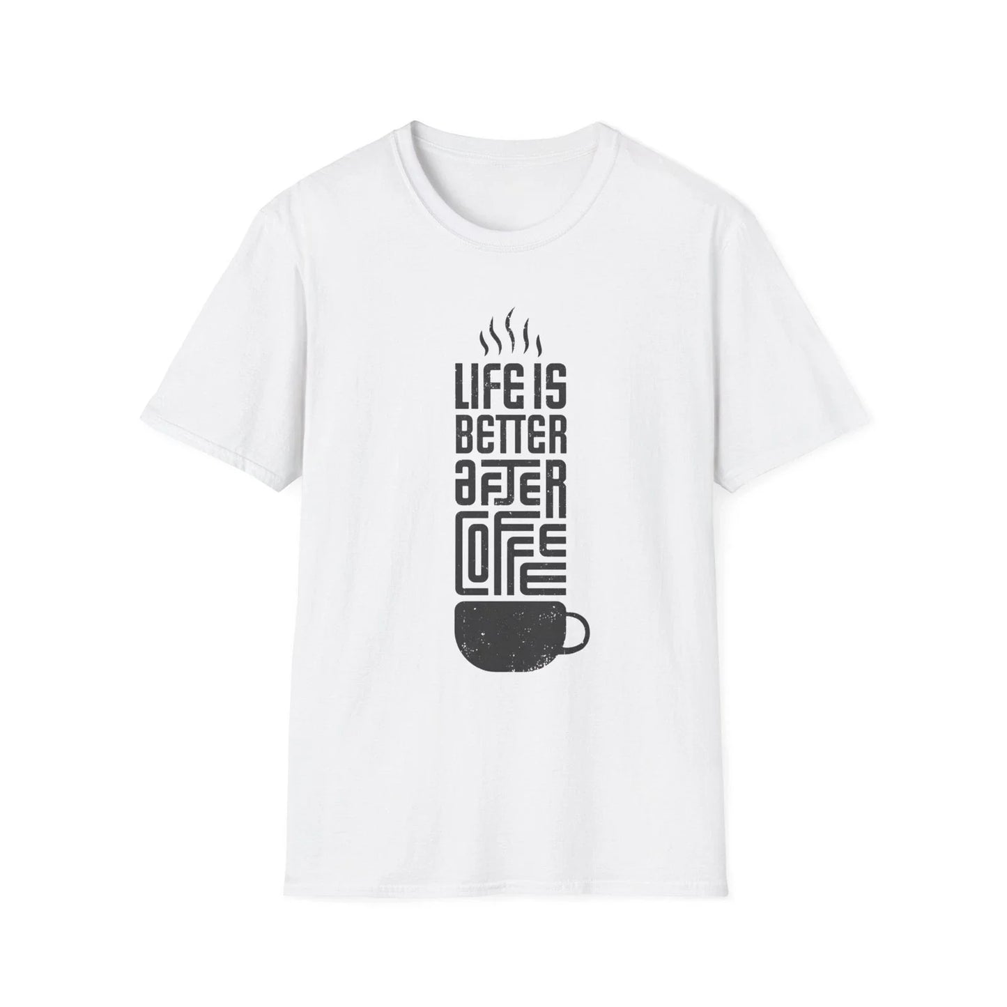 Life Is Better After Coffee T-Shirt | Coffee Club Unisex T-shirt, Sweatshirt, Hoodie, Long Sleeve Tee - T-Shirt, Sweatshirt, Hoodie
